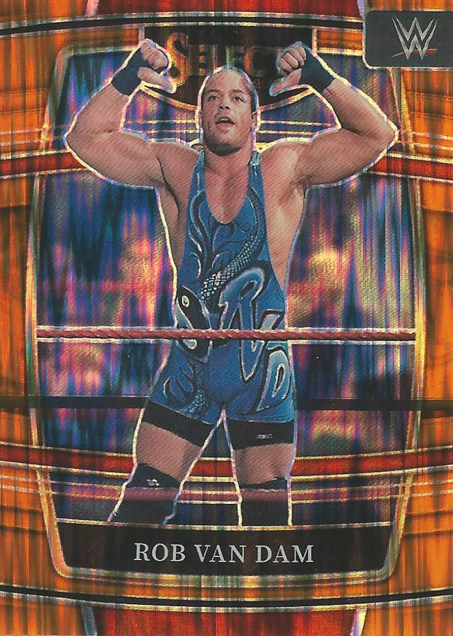 WWE Panini Select 2022 Rob Van Dam #92 Orange Flash