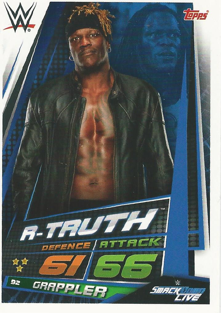 WWE Topps Slam Attax Universe 2019 R-Truth #92