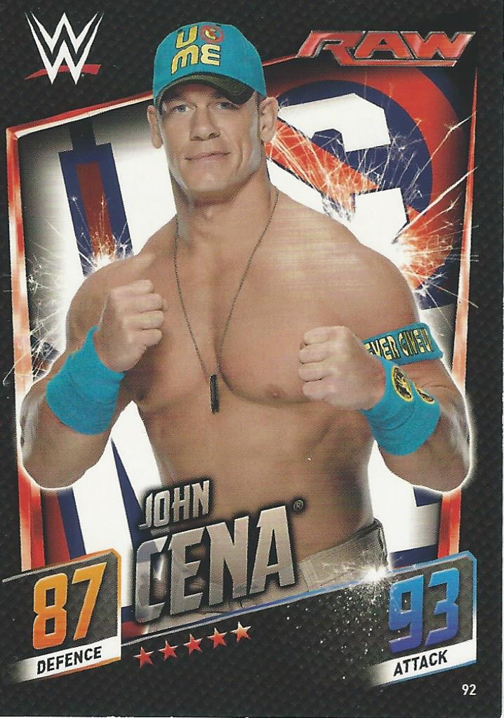 WWE Topps Slam Attax 2015 Then Now Forever John Cena #92
