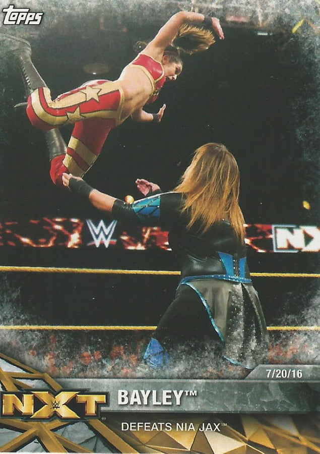 WWE Topps Women Division 2017 Bayley NXT-18 trading card PW Catalog