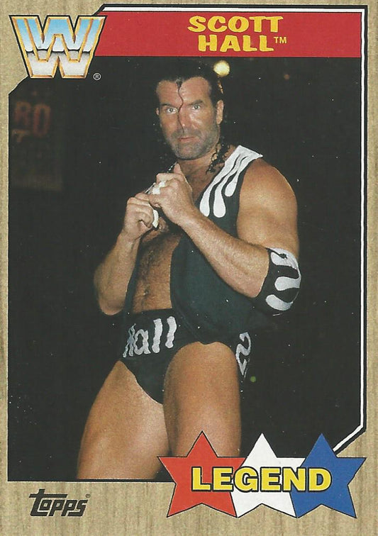 WWE Topps Heritage 2017 Scott Hall #92