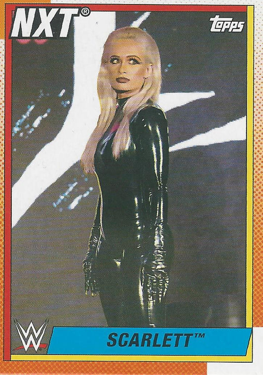 WWE Topps Heritage 2021 Scarlett #92