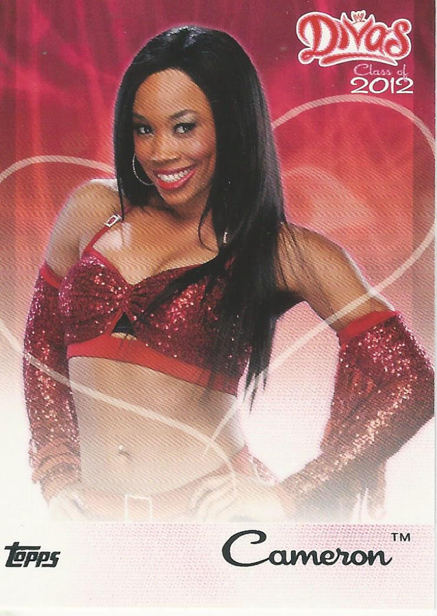 WWE Topps 2012 Cameron 5 of 15 trading card PW Catalog