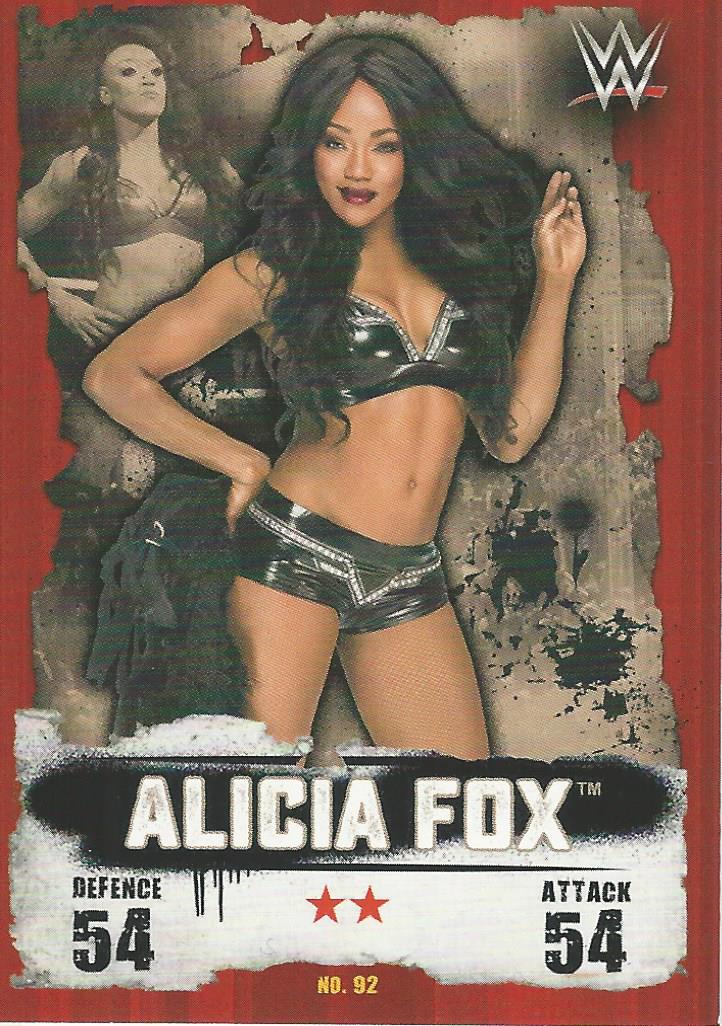 WWE Topps Slam Attax Takeover 2016 Alicia Fox #92