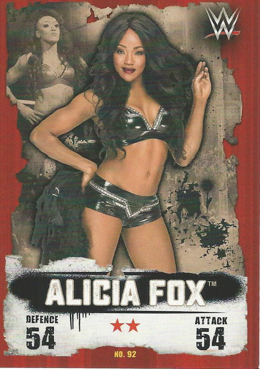 WWE Topps Slam Attax Takeover 2016 Alicia Fox #92