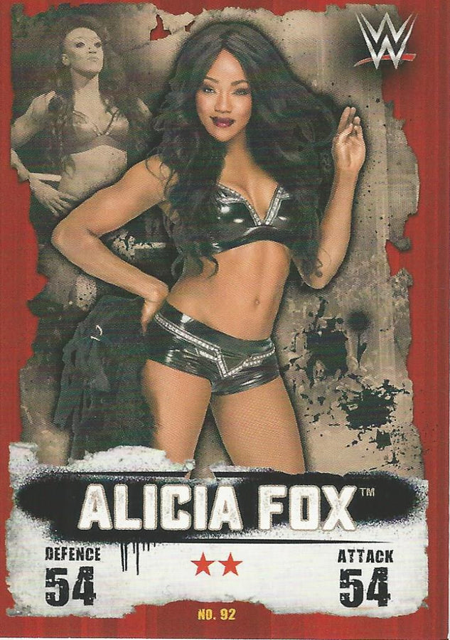 WWE Topps Slam Attax Takeover 2016 Alicia Fox #92