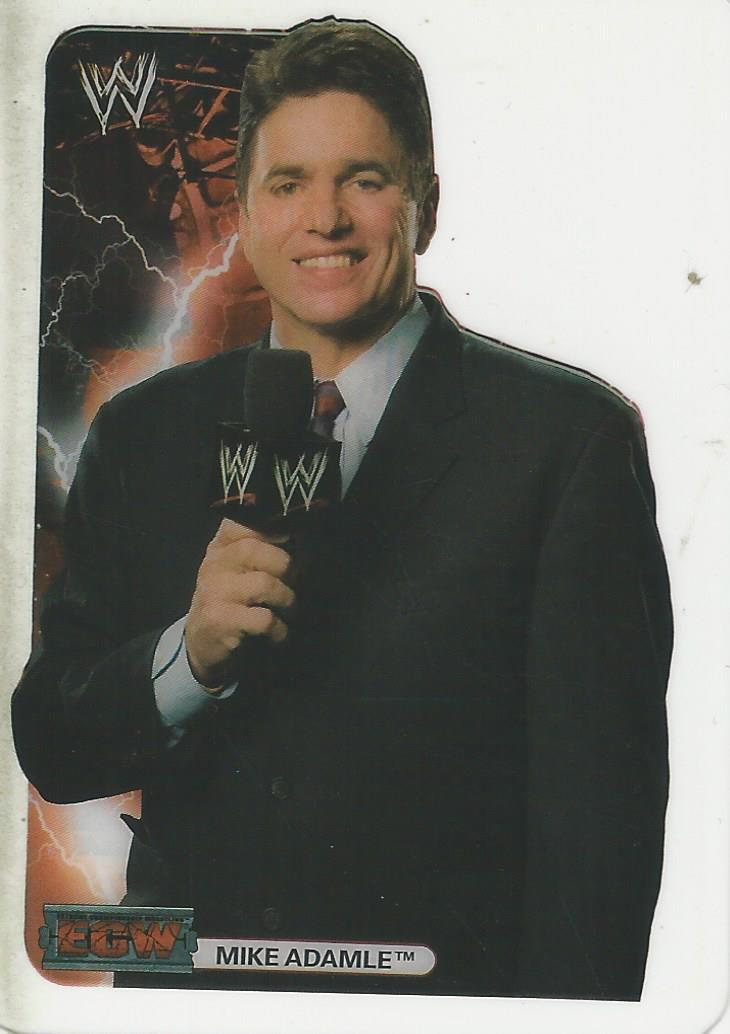 WWE Edibas Lamincards 2008 Mike Adamle #92