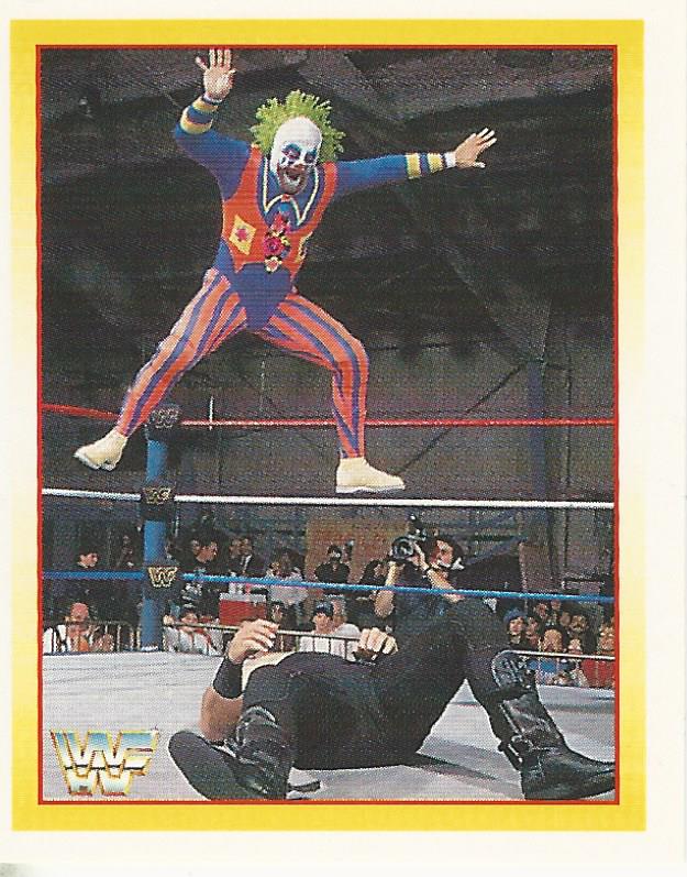 WWF Merlin Stickers 1995 Doink the Clown #92