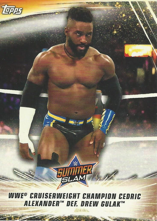 WWE Topps Summerslam 2019 Cedric Alexander #92