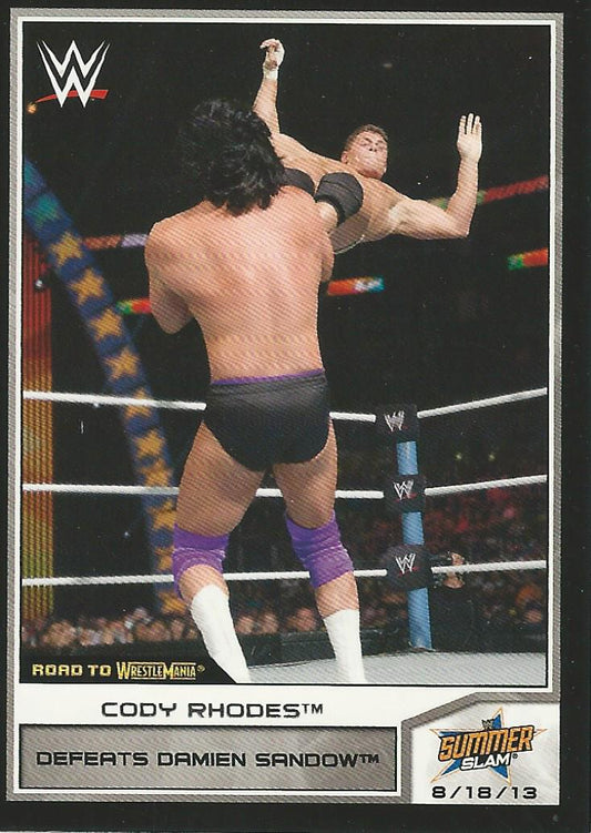 WWE Topps Road to Wrestlemania 2014 Cody Rhodes #32