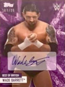 Wade Barrett trading card PW Catalog
