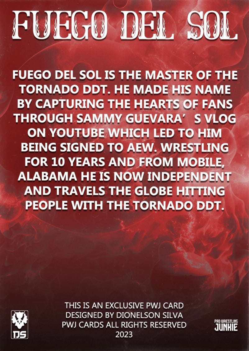 Fuego del SOL trading card PW Catalog