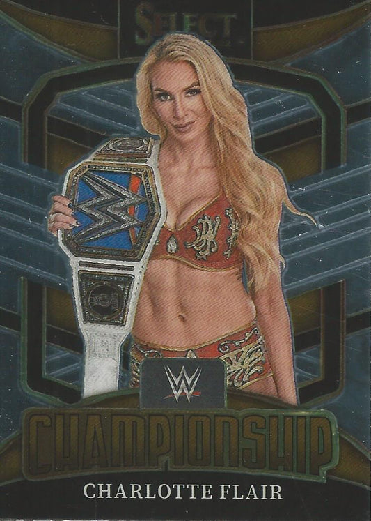 WWE Panini Select 2022 Championship Charlotte Flair #10
