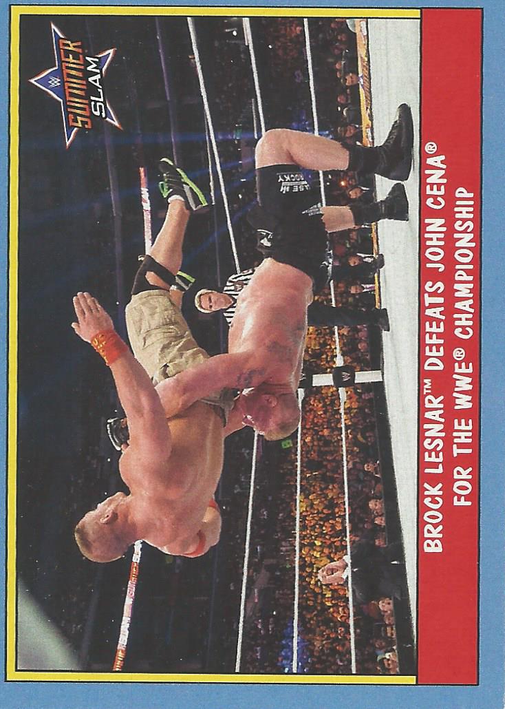 WWE Topps Heritage 2017 Brock Lesnar #44