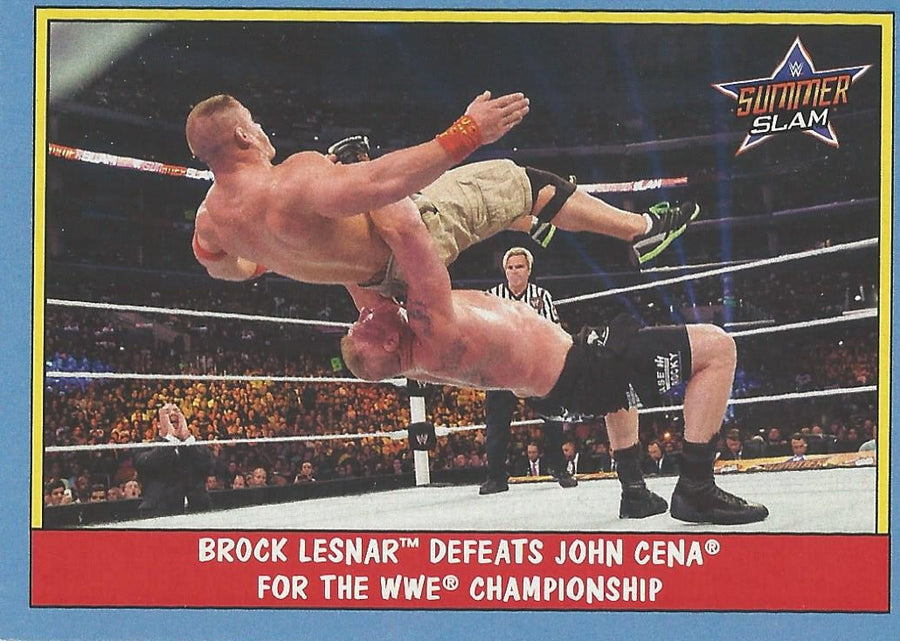 WWE Topps Heritage 2017 Brock Lesnar #44