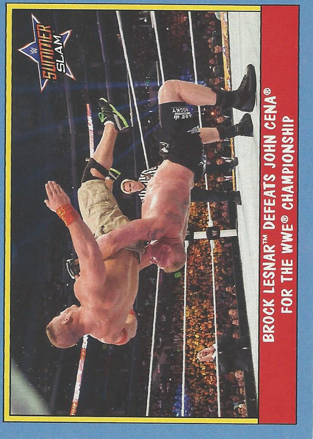 WWE Topps Heritage 2017 Brock Lesnar #44