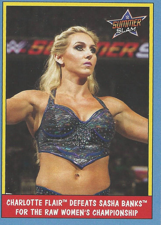 WWE Topps Heritage 2017 Charlotte Flair #47