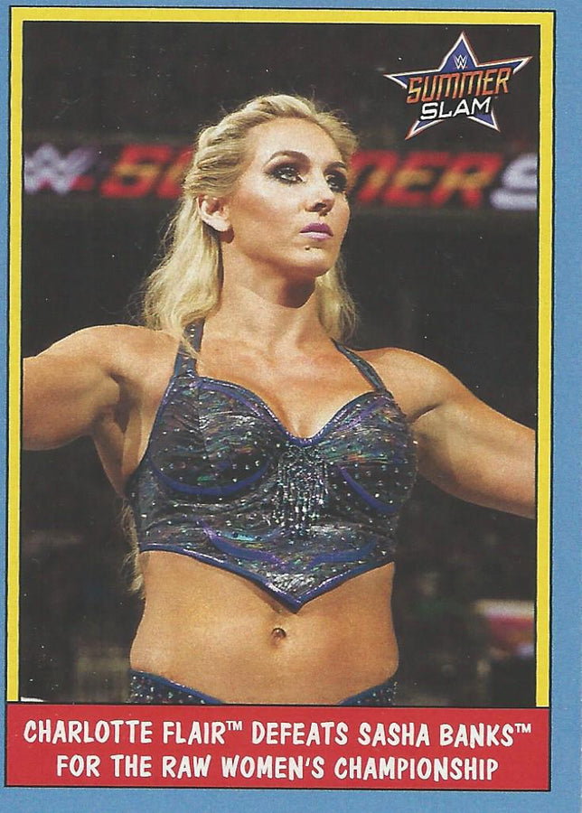 WWE Topps Heritage 2017 Charlotte Flair #47