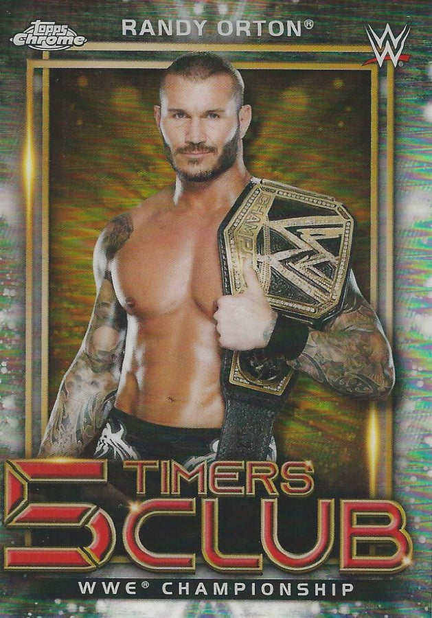 WWE Topps Chrome 2021 Randy Orton 5T-10 trading card PW Catalog