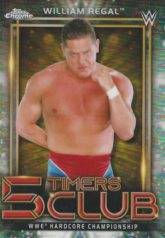 WWE Topps Chrome 2021 William Regal 5T-20 trading card PW Catalog