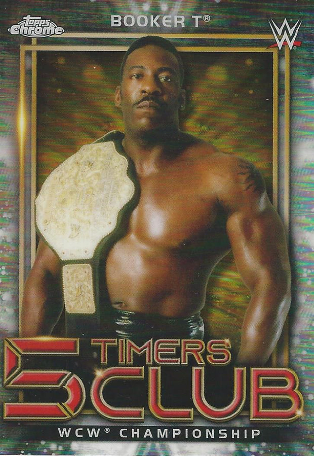 WWE Topps Chrome 2021 Booker T 5T-1 trading card PW Catalog