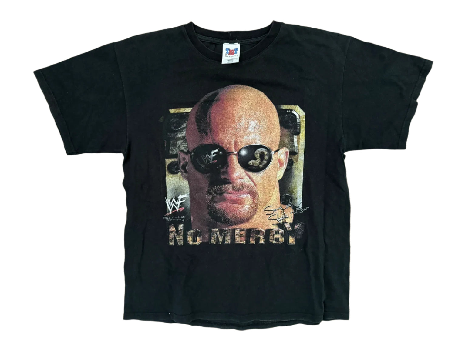 Steve Austin Stone Cold No Mercy T-shirt 1999 Pwcatalog