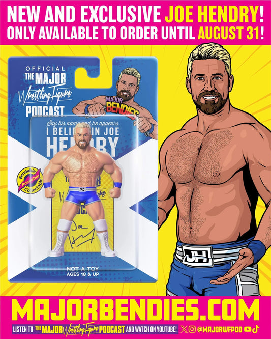 Major Wrestling Figure Podcast Major Bendies Joe Hendry Action & Toy Figures PWcatalog