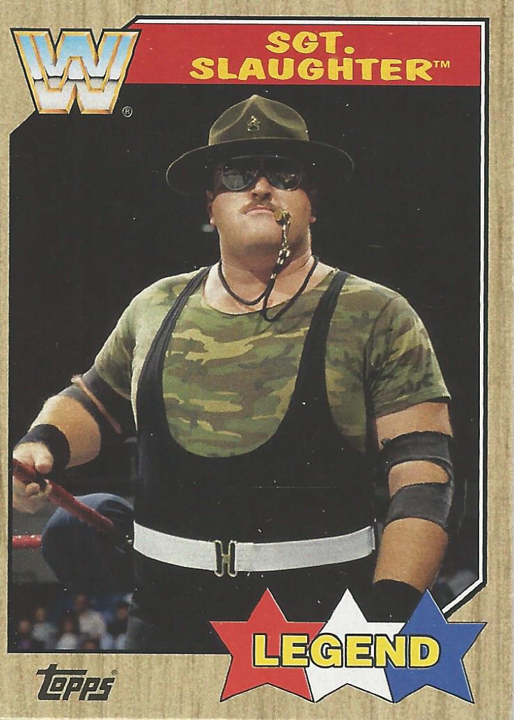 WWE Topps Heritage 2017 Sgt Slaughter #93