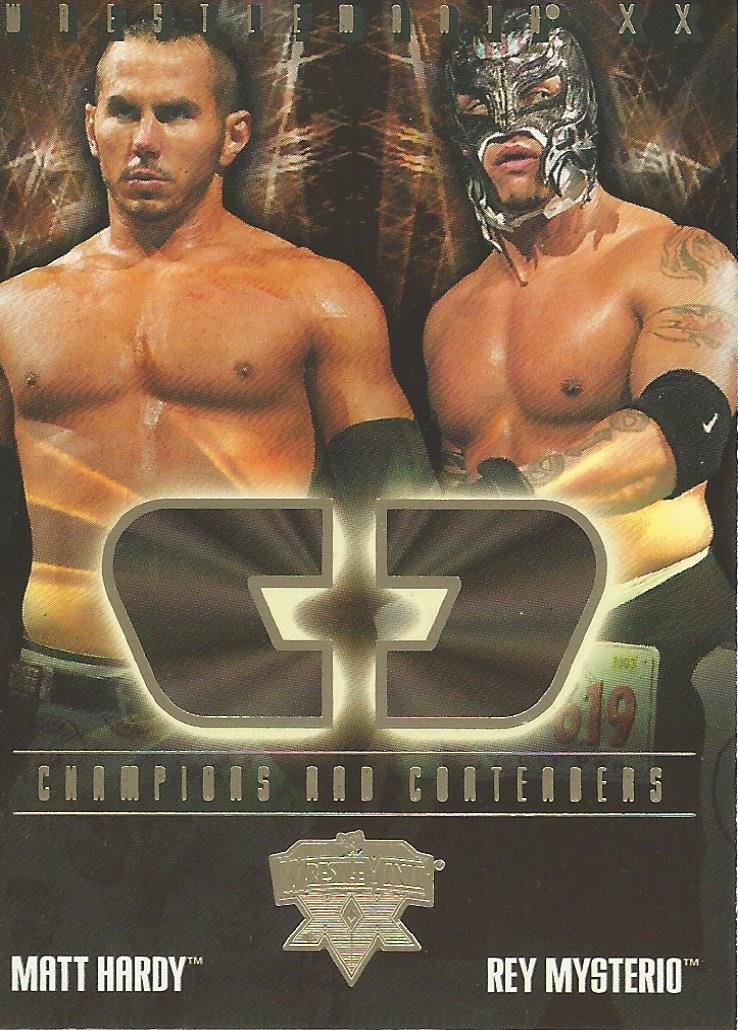 WWE Fleer Wrestlemania XX 2004 Matt Hardy vs Rey Mysterio CC 15 of 17