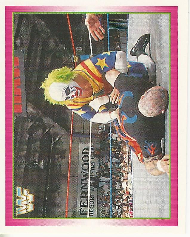 WWF Merlin Stickers 1995 Doink the Clown #93