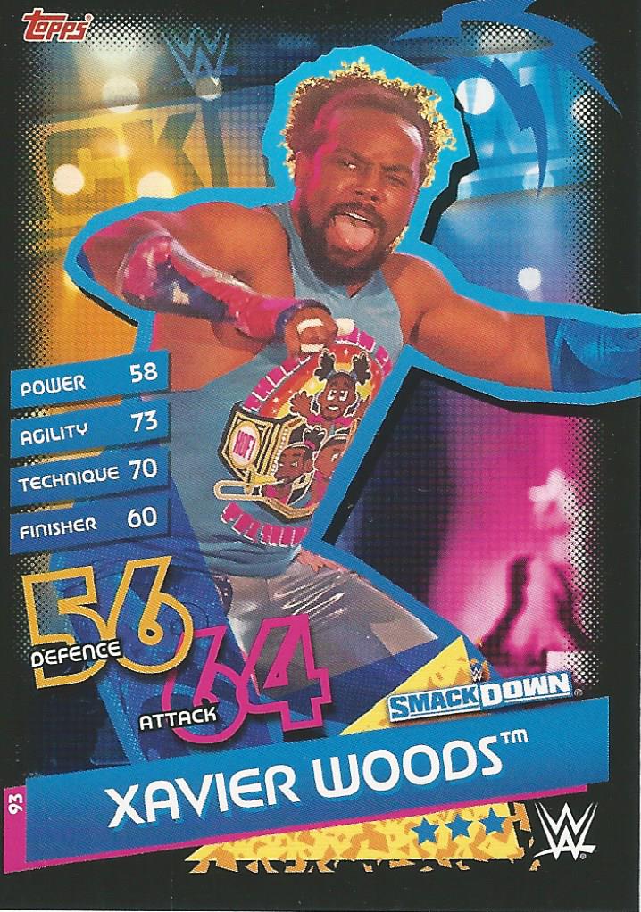 WWE Topps Slam Attax Reloaded 2020 Xavier Woods #93