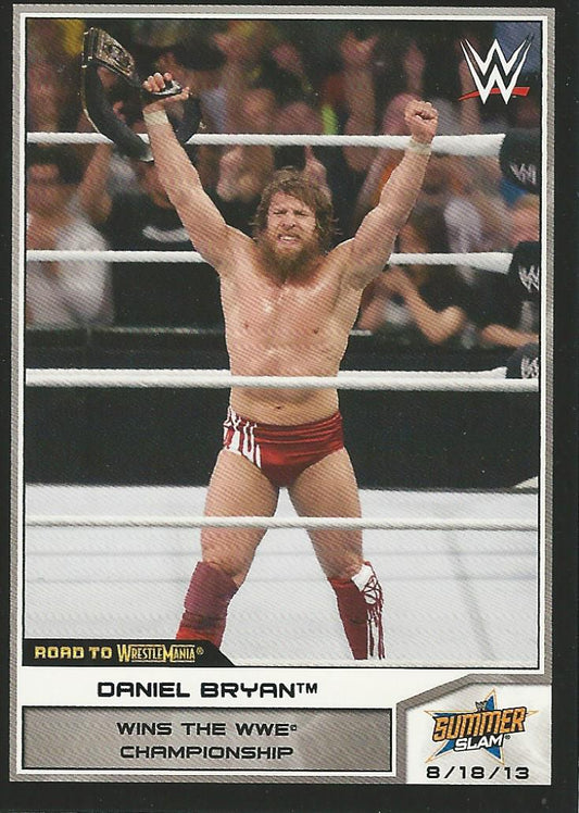 WWE Topps Road to Wrestlemania 2014 Daniel Bryan #33