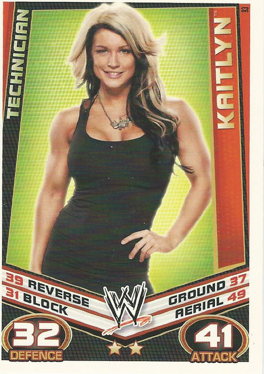 WWE Topps Slam Attax Rebellion 2012 Kaitlyn #93