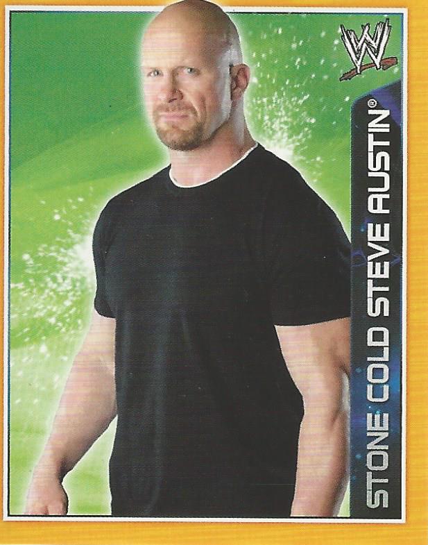 WWE Topps A-Z Sticker Collection 2014 Stone Cold Steve Austin #93