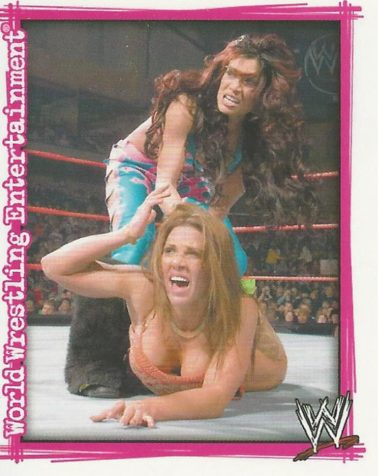 WWE Topps Superstars Uncovered 2007 Sticker Melina #93