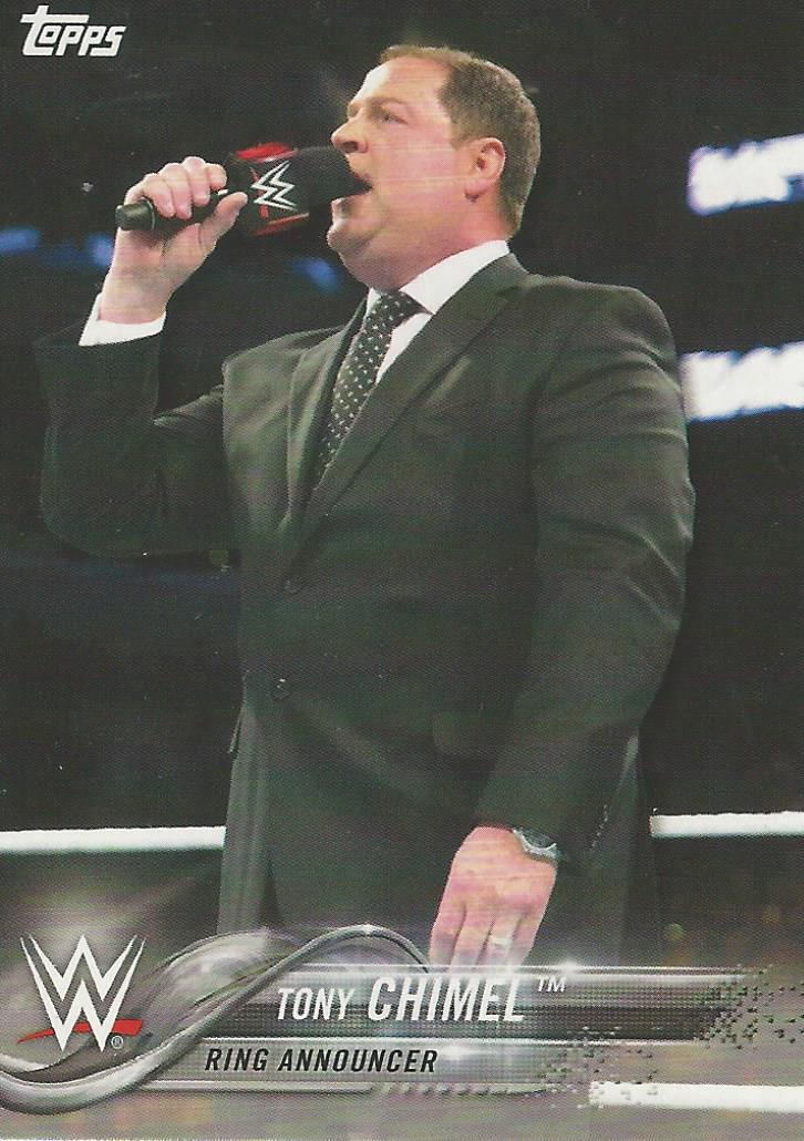 WWE Topps 2018 Tony Chimel #93