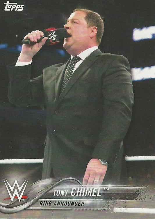 WWE Topps 2018 Tony Chimel #93