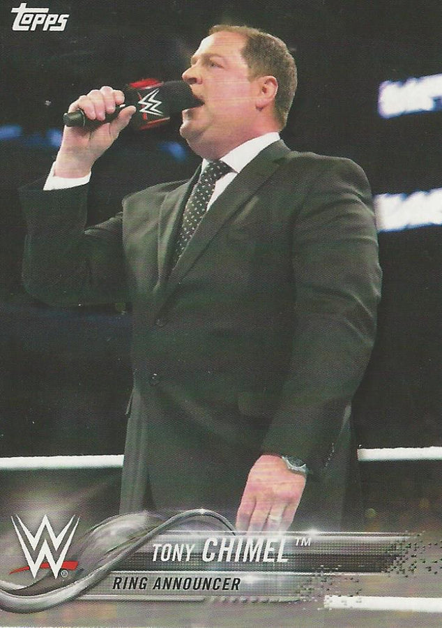 WWE Topps 2018 Tony Chimel #93