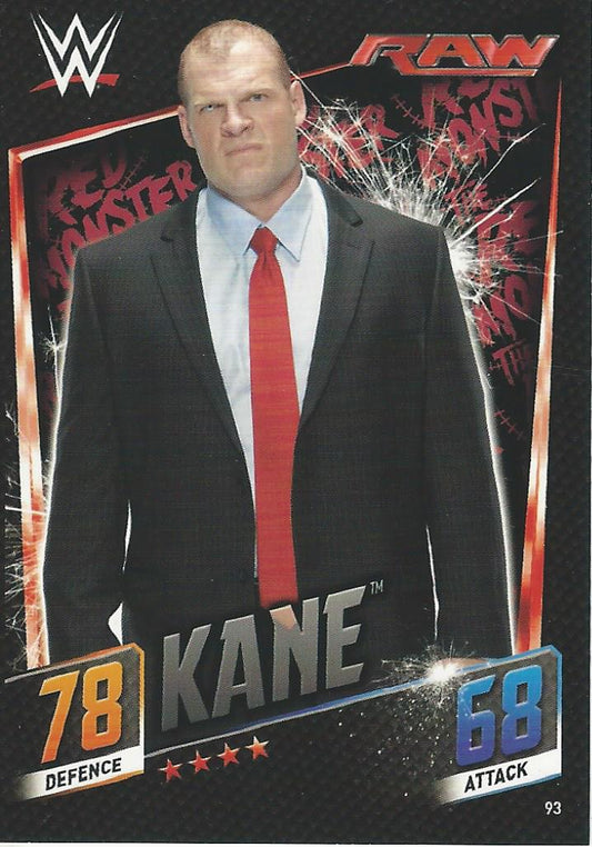 WWE Topps Slam Attax 2015 Then Now Forever Kane #93