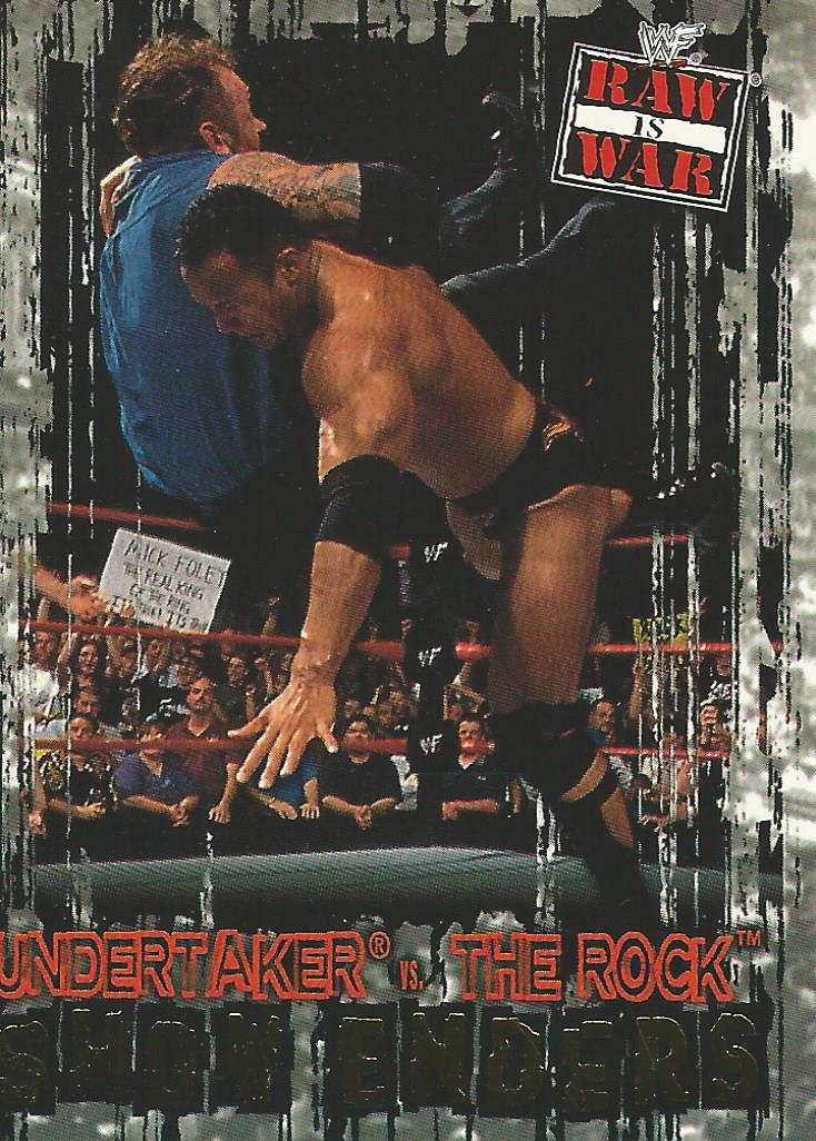 WWF Fleer Raw 2001 The Rock #93
