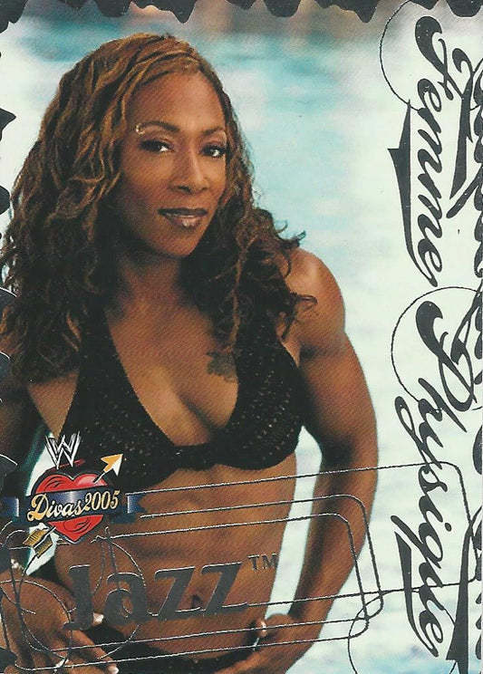 WWE Fleer Divas 2005 Jazz FP 7 of 13 trading card PW Catalog