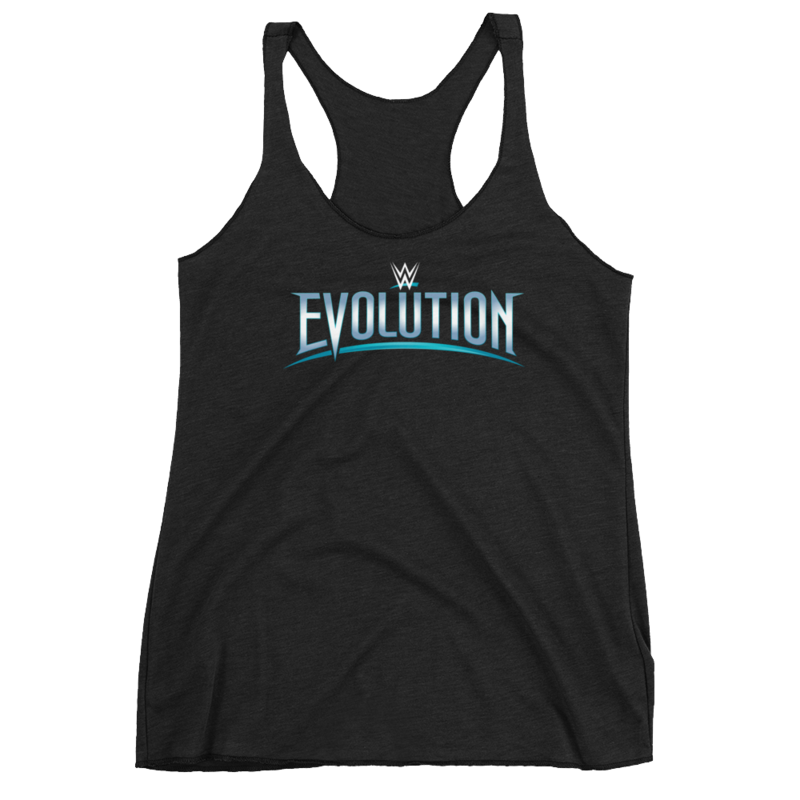 WWE Evolution Logo Women's Racerback Tank Top