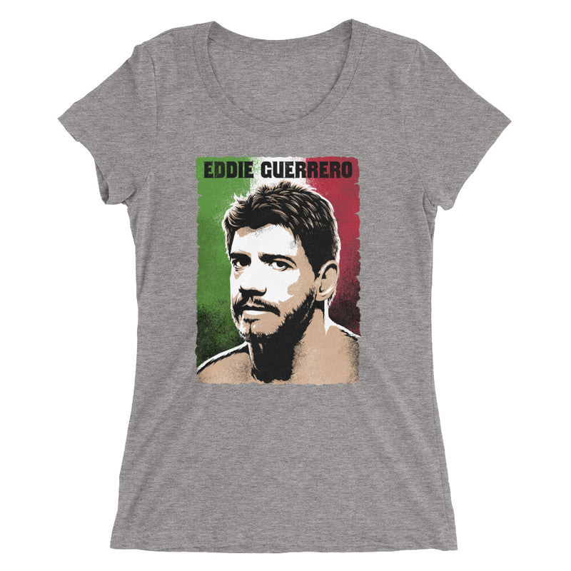 Eddie Guerrero "Photo" Women's Tri-Blend T-shirt