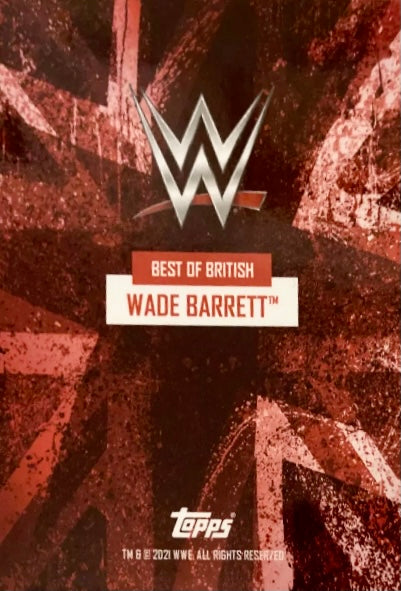 Wade Barrett trading card PW Catalog