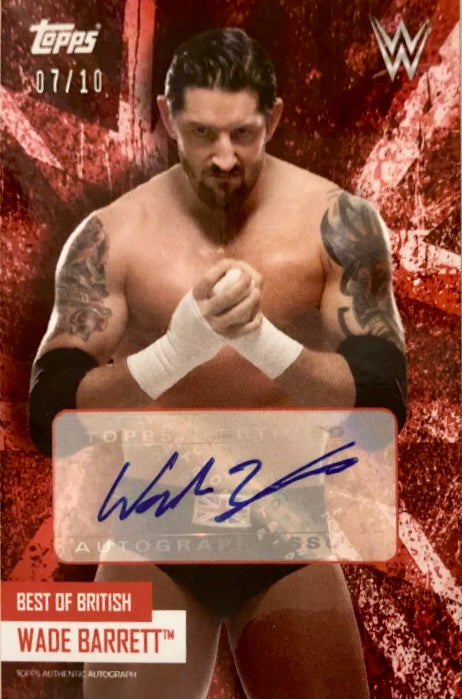 Wade Barrett trading card PW Catalog