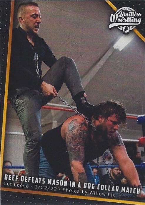Beef Defeats Mason in a Dog Collar Match