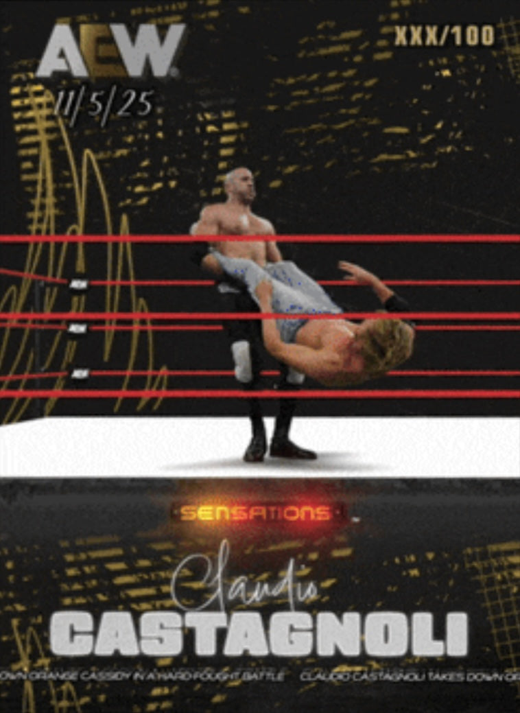 11/5/25 – Claudio Castagnoli – Claudio Castagnoli Takes Down Orange Cassidy in a Hard-Fought Battle