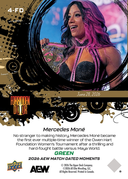 Mercedes MONÉ – Mercedes MONÉ Makes History With HER Victory in the Owen Hart Foundation Women’s Tournament