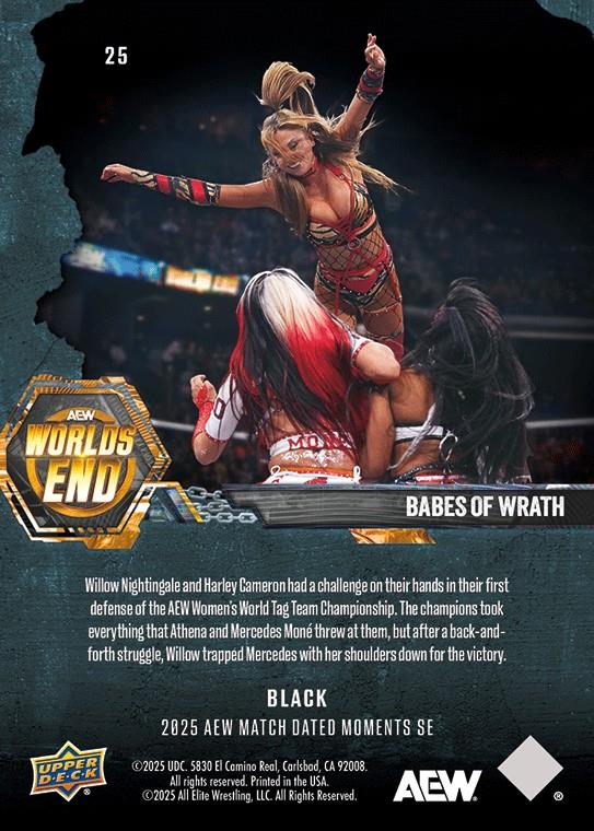 Babes of Wrath – Willow Nightingale and Harley Cameron Defend the AEW Women’s World TAG Team Championship