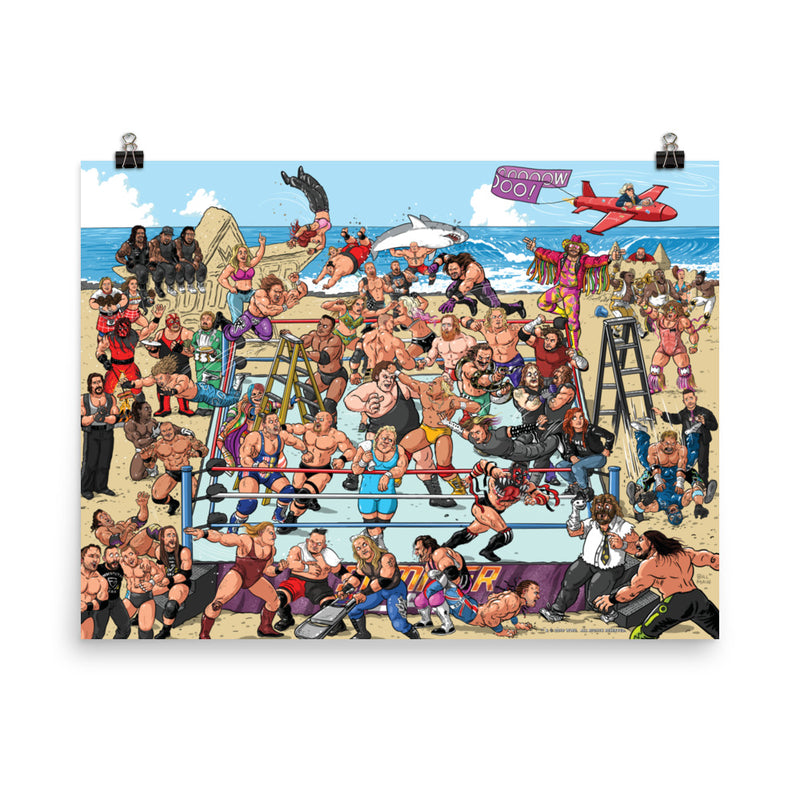 Bill Main "SummerSlam" Giclée Print